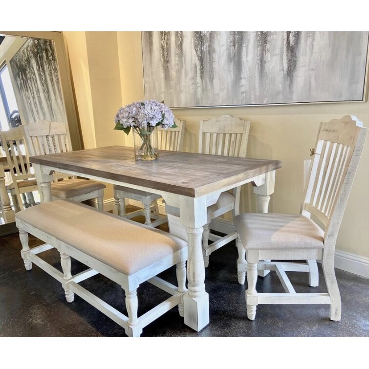 Solid pine dining set new arrivals